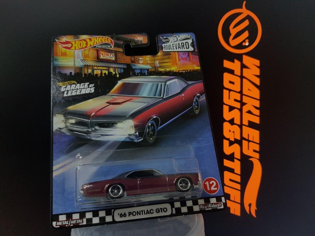Hot Wheels PREMIUM BOULEVARD GARAGE OF LEGENDS 66 PONTIAC GTO Hobbies Toys Toys Games On