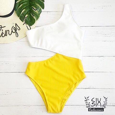 Bikini 泳衣 銅鑼灣門市 可試換 swimsuit swimwear 單肩 單膊 one shoulder one piece bathing suit 女裝 連身裙 套裝 連