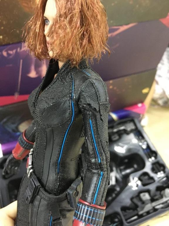 N 開封品 超多爆皮 有使用感 Hot toys mms288 black widow 黑寡婦 aou age of ultron hottoys avengers end game