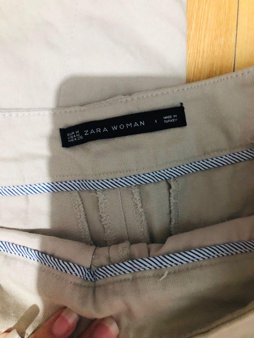 Zara Beige Nude Trouser Women S Fashion Bottoms Other Bottoms On