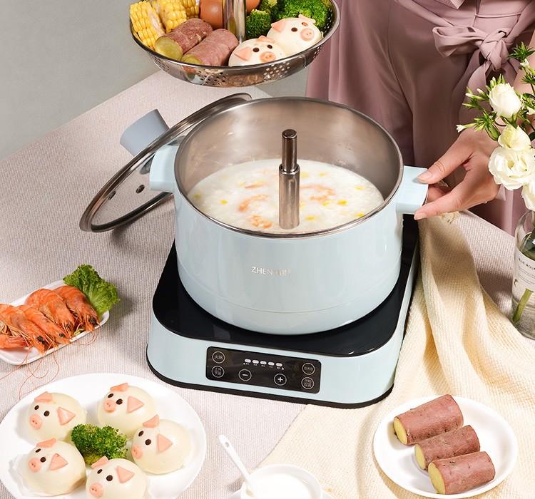 XIAOMI ZHENMI Automatic Lifting Electric Hot Pot Intelligent Lifting Electric Stainless
