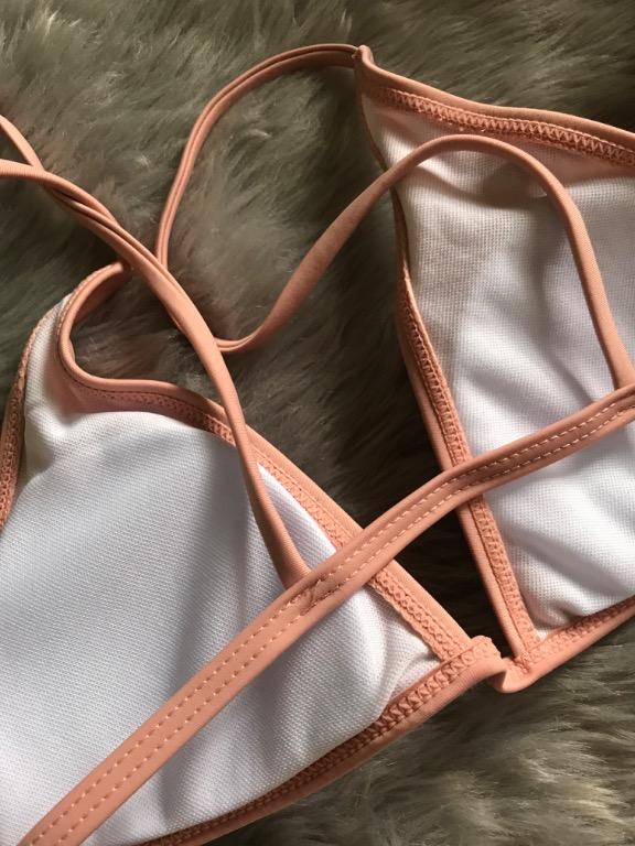 SWIM VIDA Nude Two Piece Bikini Women S Fashion Swimwear Bikinis Swimsuits On Carousell