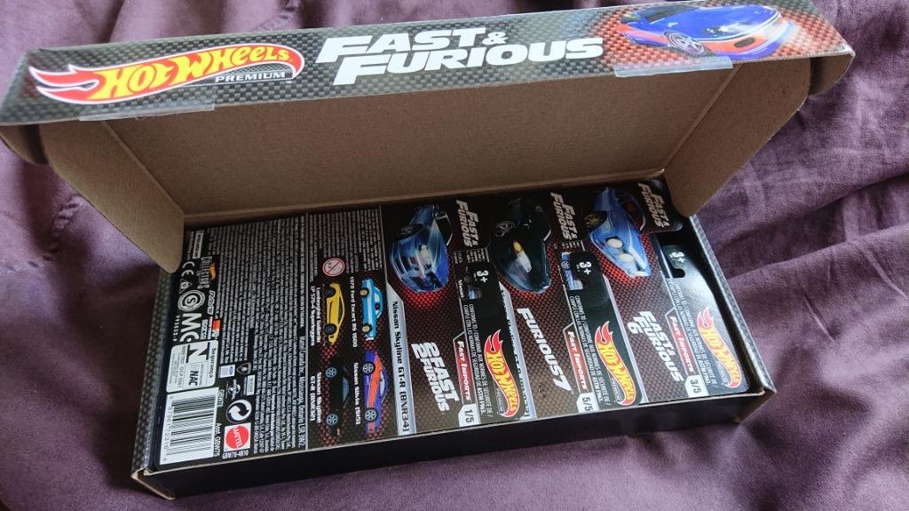 Hot Wheels Fast Furious Premium Box Set Fast Imports Wave 1 Nissan Skyline R34 GT R R32 Silvia