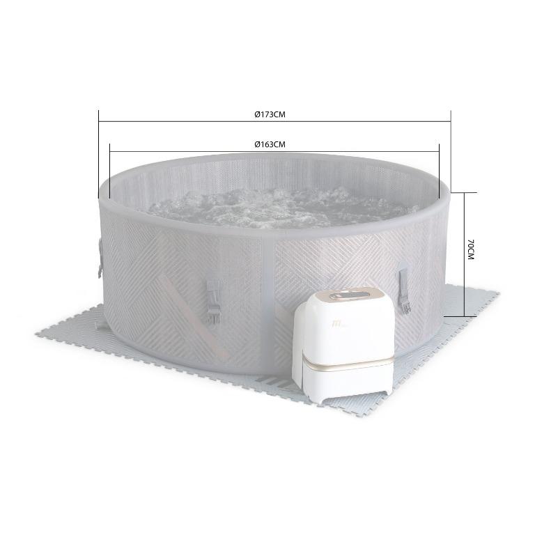 Mspa Mono Inflatable Hot Tub Jacuzzi Spa Hong Kong Carousell