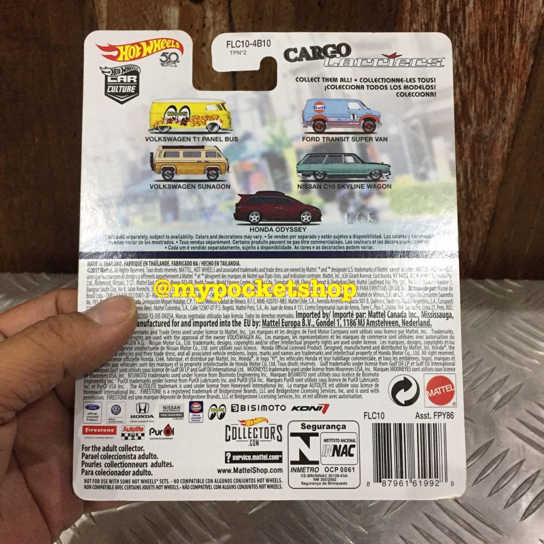 Hot Wheels NISSAN C10 SKYLINE WAGON 2018 Hotwheels Car Culture Cargo Carriers Aka Nissan