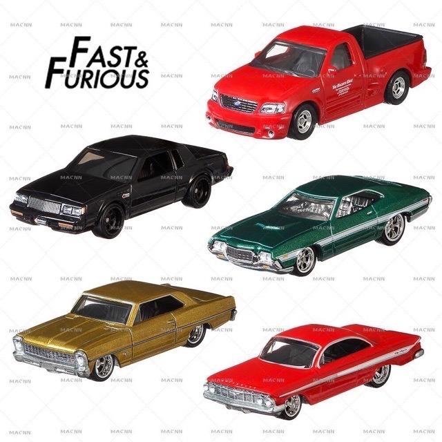 ORIGINAL HOT WHEELS FAST FURIOUS MOTOR CITY MUSCLE SET OF GBW C G Hobbies Toys