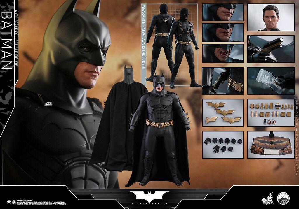 Hot Toys QS 蝙蝠俠開戰時刻蝙蝠俠Batman Begins Batman 比例人偶作品 興趣及遊戲 玩具 遊戲類 Carousell