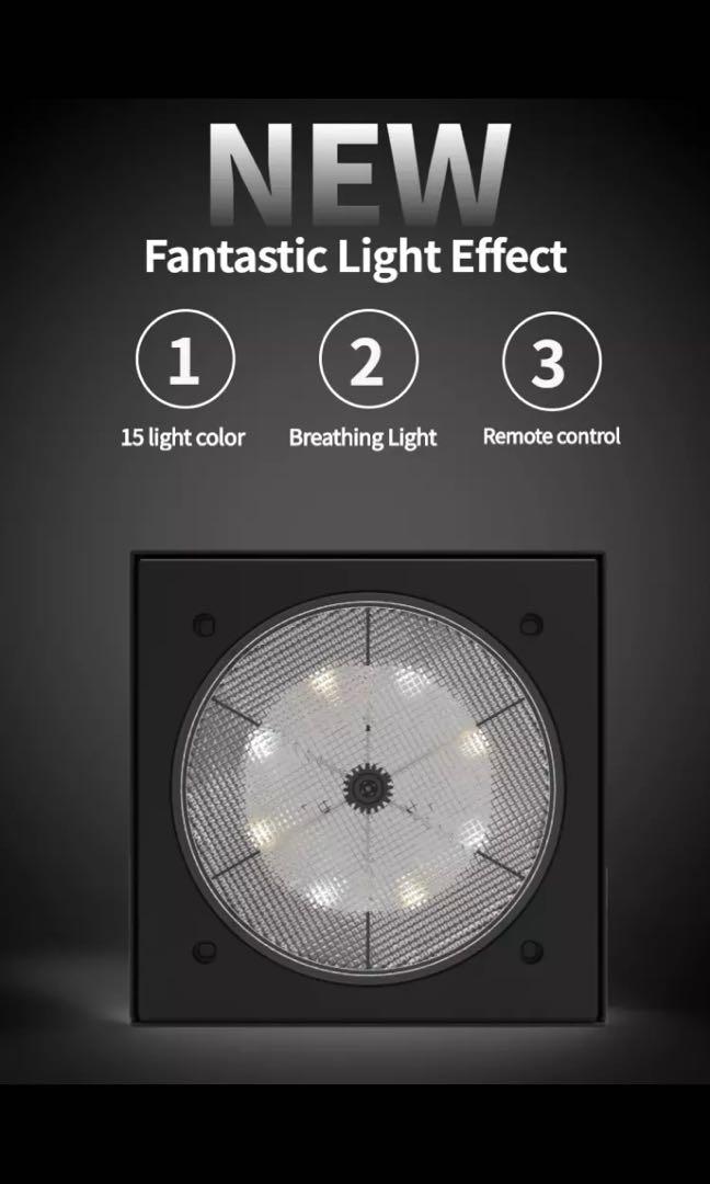 Hot Toys Figures Acrylic Display Case Self Install Clear Cube Box With Turntable Led Lights