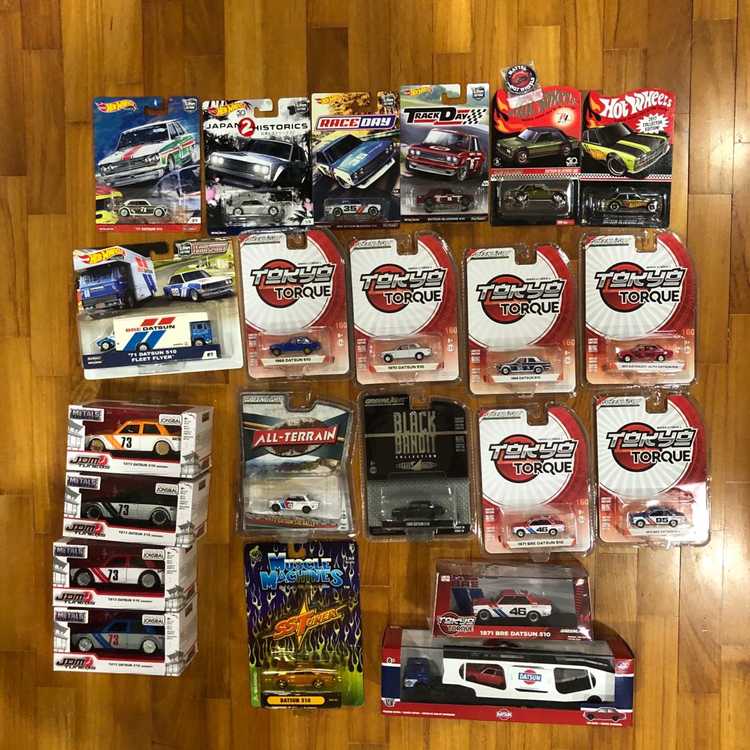 Hot Wheels Muscle Machines Jada Greenlight M2 Datsun Bluebird 510 Hobbies Toys Toys Games