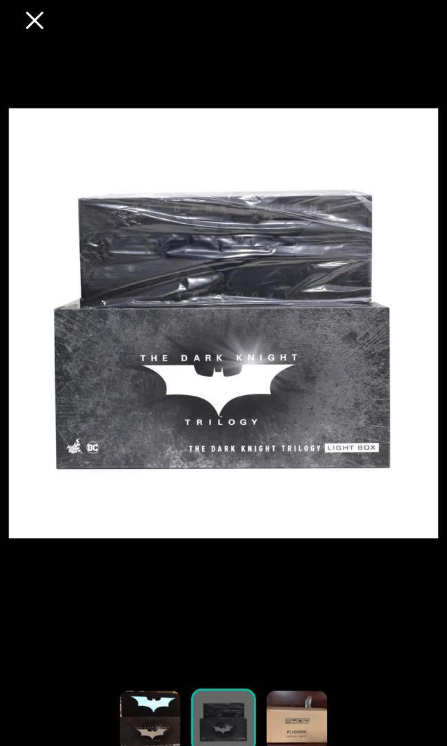 Hot toys batman light box 蝙蝠俠 燈箱 全新 TDK the dark knight trilogy 興趣及遊戲 玩具 遊戲類 Carousell