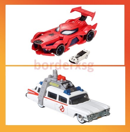 Marvel Hot Wheels Spider Man Web Car Launcher Hot Wheels Premium Real Rider