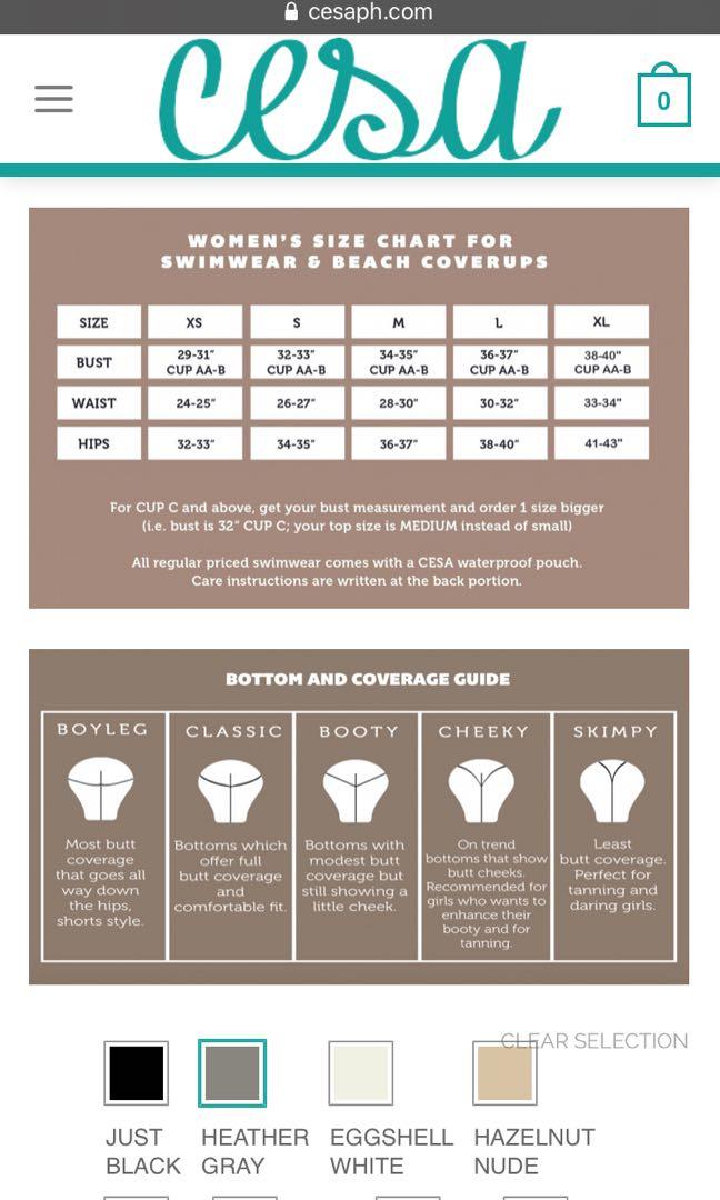Cesa Gray Tanner Bikini Set Women S Fashion Swimwear Bikinis