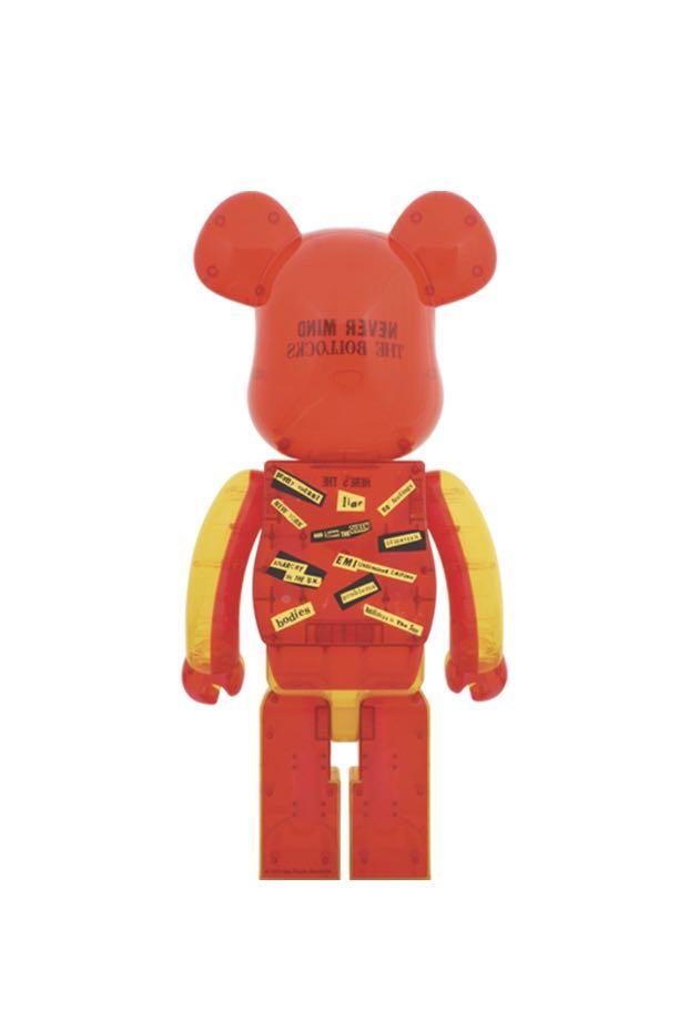 Pre Order BE RBRICK X Sex Pistols Clear Version Orange Bearbrick Hobbies Toys Toys