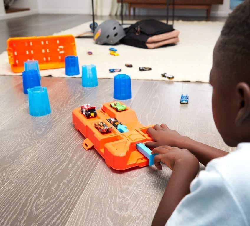 Hot Wheels Roto Revolution Track Set Mattel Gcf Hot Wheels Track Builder Stunt Barrel Box