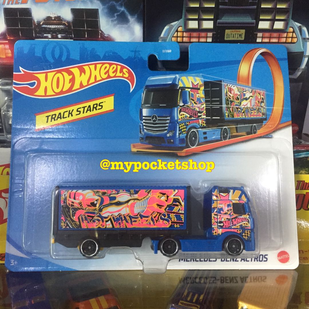 RESERVED Hot Wheels MERCEDES BENZ ACTROS Truck Hotwheels Track Stars Licensed Model