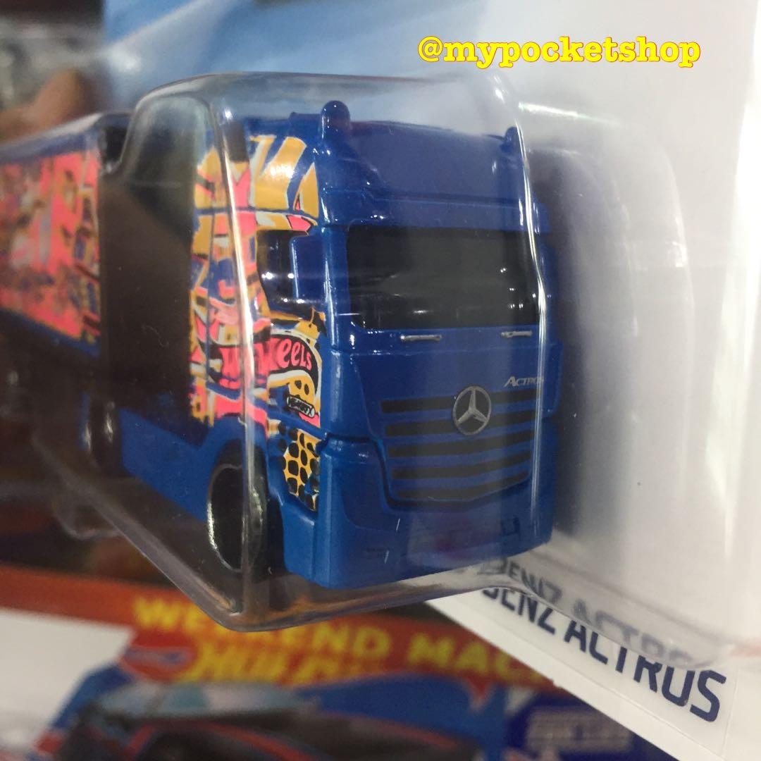 RESERVED Hot Wheels MERCEDES BENZ ACTROS Truck Hotwheels Track Stars Licensed Model
