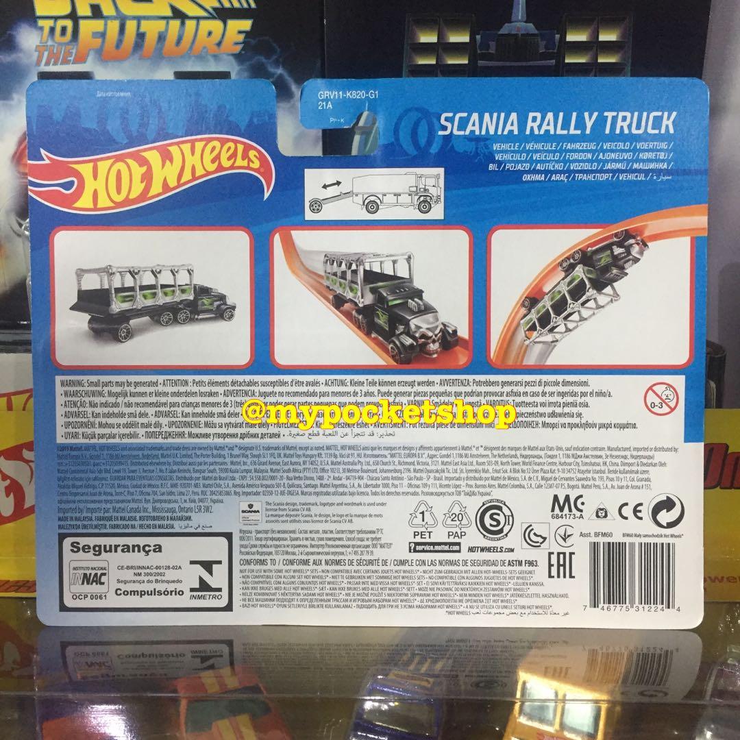 RESERVED Hot Wheels SCANIA RALLY TRUCK Hotwheels Track Stars Licensed Model Hobbies