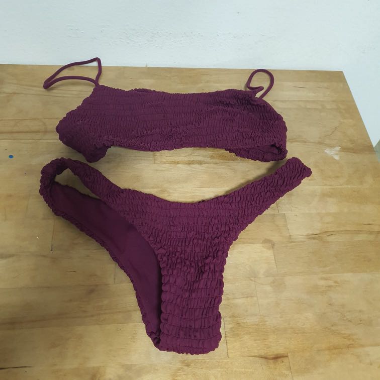 Lahana Swim Purple Bikini Set Women S Fashion Swimwear Bikinis
