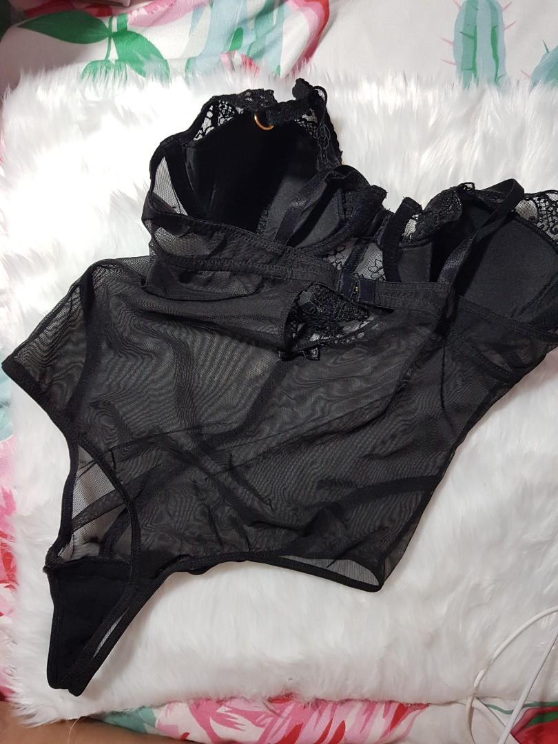 Sexy Mesh Bodysuit Lingerie Women S Fashion Swimwear Bikinis Swimsuits On Carousell