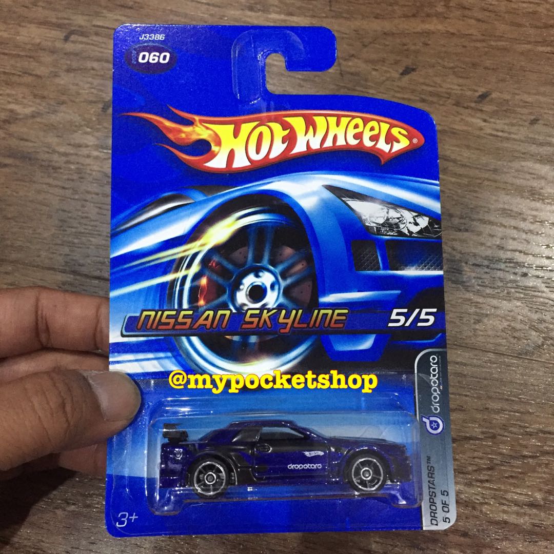 RESERVED Hot Wheels NISSAN SKYLINE GT R R Metalflake Dark Blue Hotwheels Dropstars