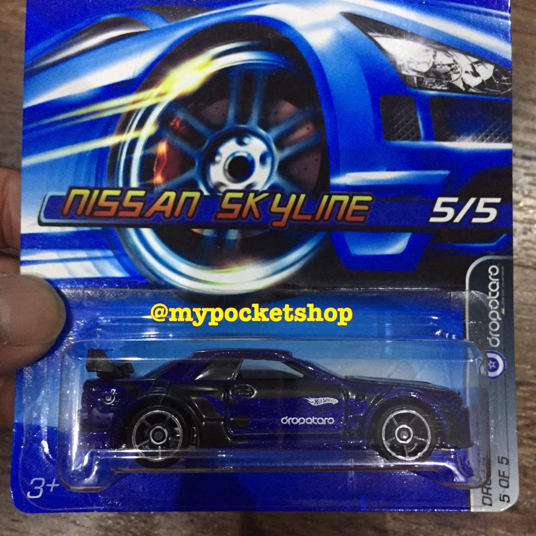 RESERVED Hot Wheels NISSAN SKYLINE GT R R Metalflake Dark Blue Hotwheels Dropstars