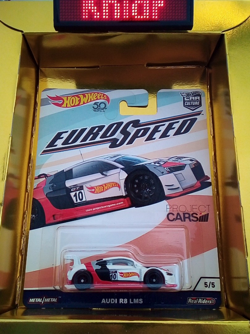 Hot Wheels Premium Audi R8 LMS EuroSpeed Car Culture Set 5 5 Hobbies Toys Toys Games