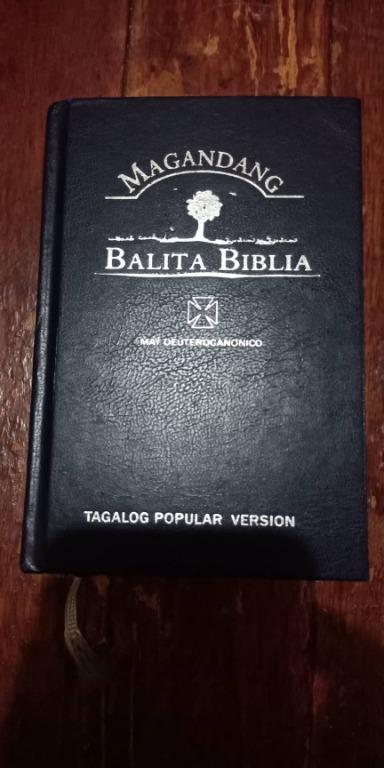 Hardcover Magandang Balita Biblia Tagalog Popular Version With Deuterocanonico Hobbies