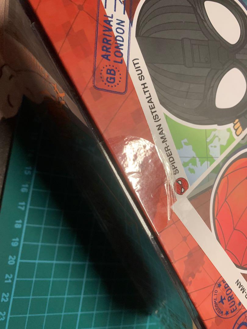 Wts Cosbaby Hot Toys Cosb Spiderman Far From Home Spiderman And Spiderman Stealth Suit