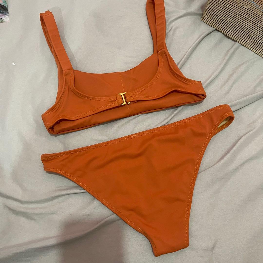 Eighthmermaid Bikini Set Orange Women S Fashion Swimwear Bikinis
