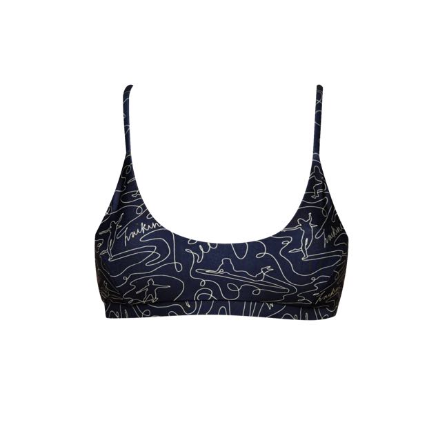 Haikini Las Chicas De Isla Sports Classic Reversible Bikini Top Women