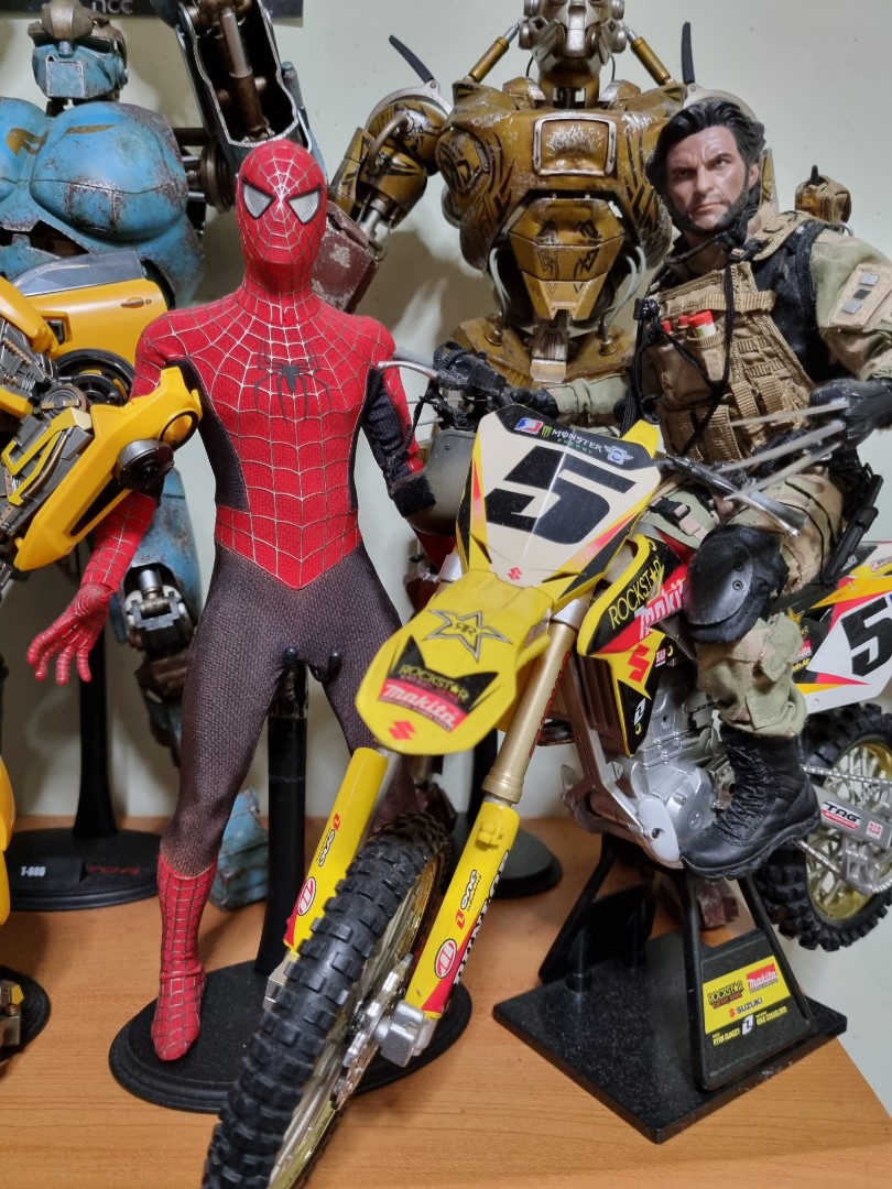 Hot Toys Spiderman Wolverine Kitbash Hobbies Toys Toys Games On Carousell