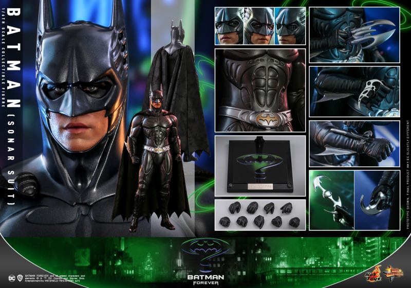 2 2 2021訂單 一手單 Hottoys Hot Toys Batman Forever 蝙蝠俠3 新蝙蝠俠 不敗之謎 永遠的蝙蝠俠 Sonar Suit 聲納戰衣款 1 6