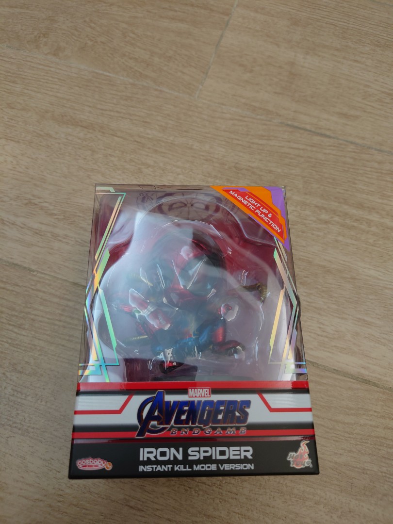 Hot toys cosbaby iron spider spiderman instant kill mode ver Avengers endgame marvel 興趣及遊戲 玩具