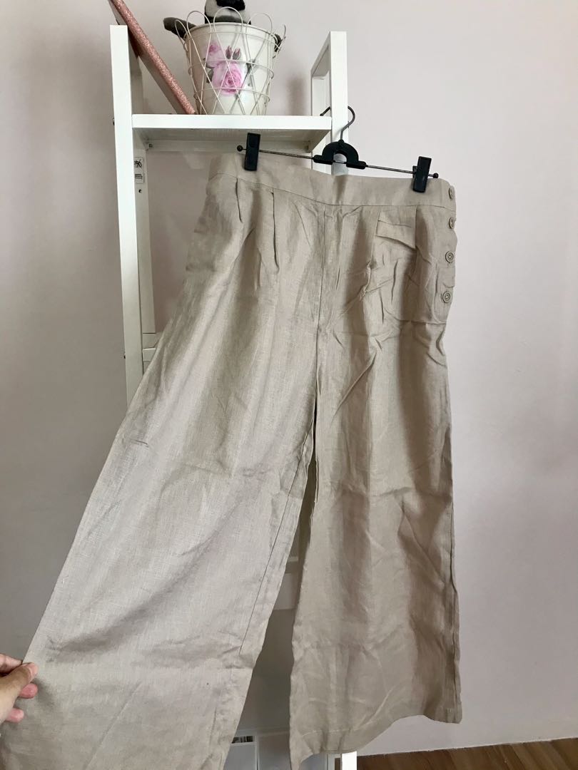 Big Size Kulot Culotte Krem Cream Nude Size Jumbo Xl Xxl Fesyen