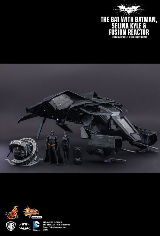 Hot Toys The Dark Knight Rises MMSC The Bat Th Scale Deluxe Collectible Set With Shipping