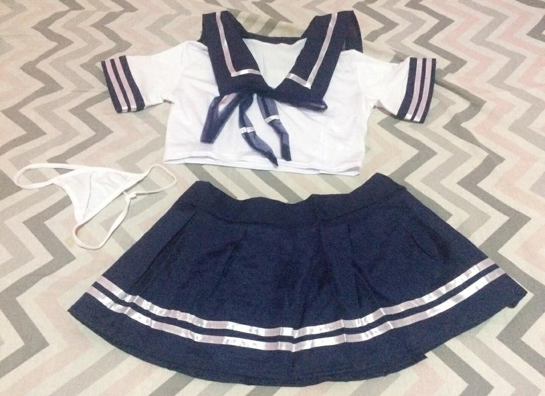 Kostum Sekolah Jepang Lingerie Halloween Cosplay Seragam Pelajar Anime Seifuku Fesyen Wanita