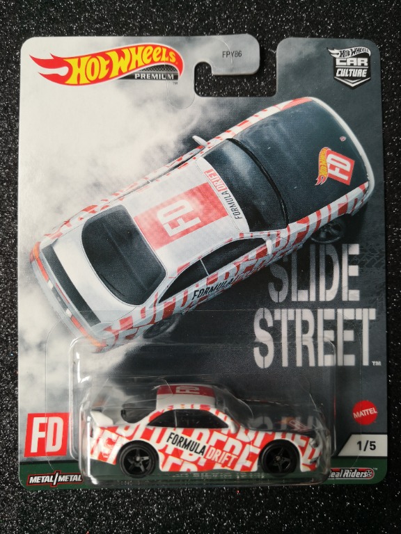 Hot Wheels Nissan Silvia S Slide Street Formula Drift Car Culture Premium Hobbies Toys