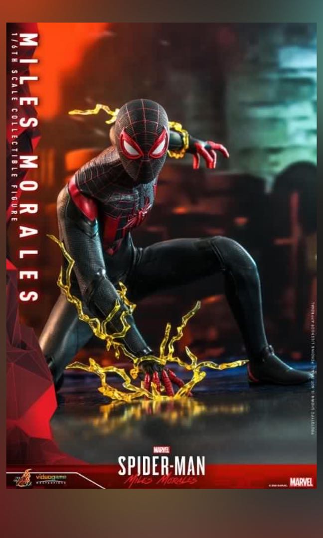 Hottoys Spiderman VGM46 Hot Toys Marvel Spider Man Miles Morales vgm46 興趣及遊戲 玩具 遊戲類 Carousell