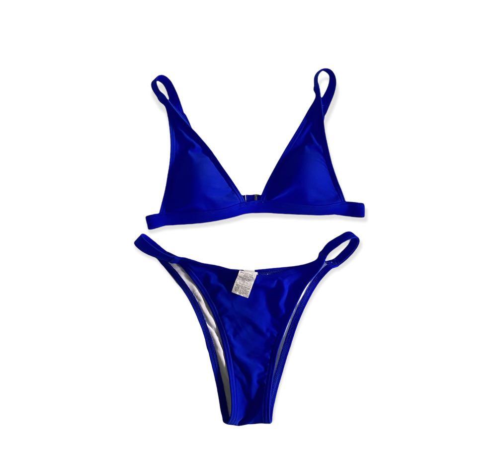 Esseantial Royal Blue Bikini Set Women S Fashion Swimwear Bikinis