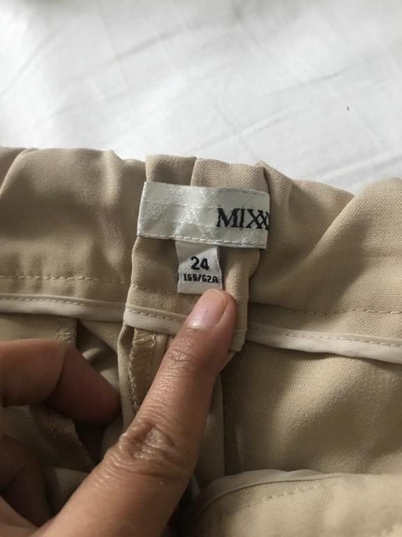 Mixxo Nude Pant Fesyen Wanita Pakaian Wanita Bawahan Di Carousell