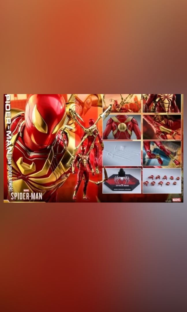 Hot Toys Vgm Spider Man Iron Spider Armor Carousell