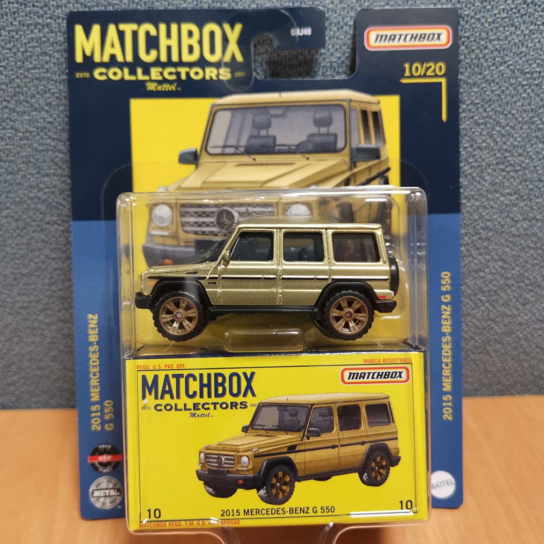 MATTEL MATCHBOX COLLECTORS 火柴盒 合金車 活動門 橡膠呔 MERCEDES BENZ G Hot