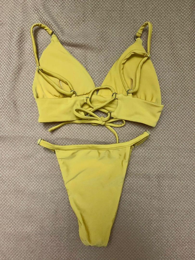 Kini Swim Butterscotch Bikini Set Women S Fashion Swimwear Bikinis