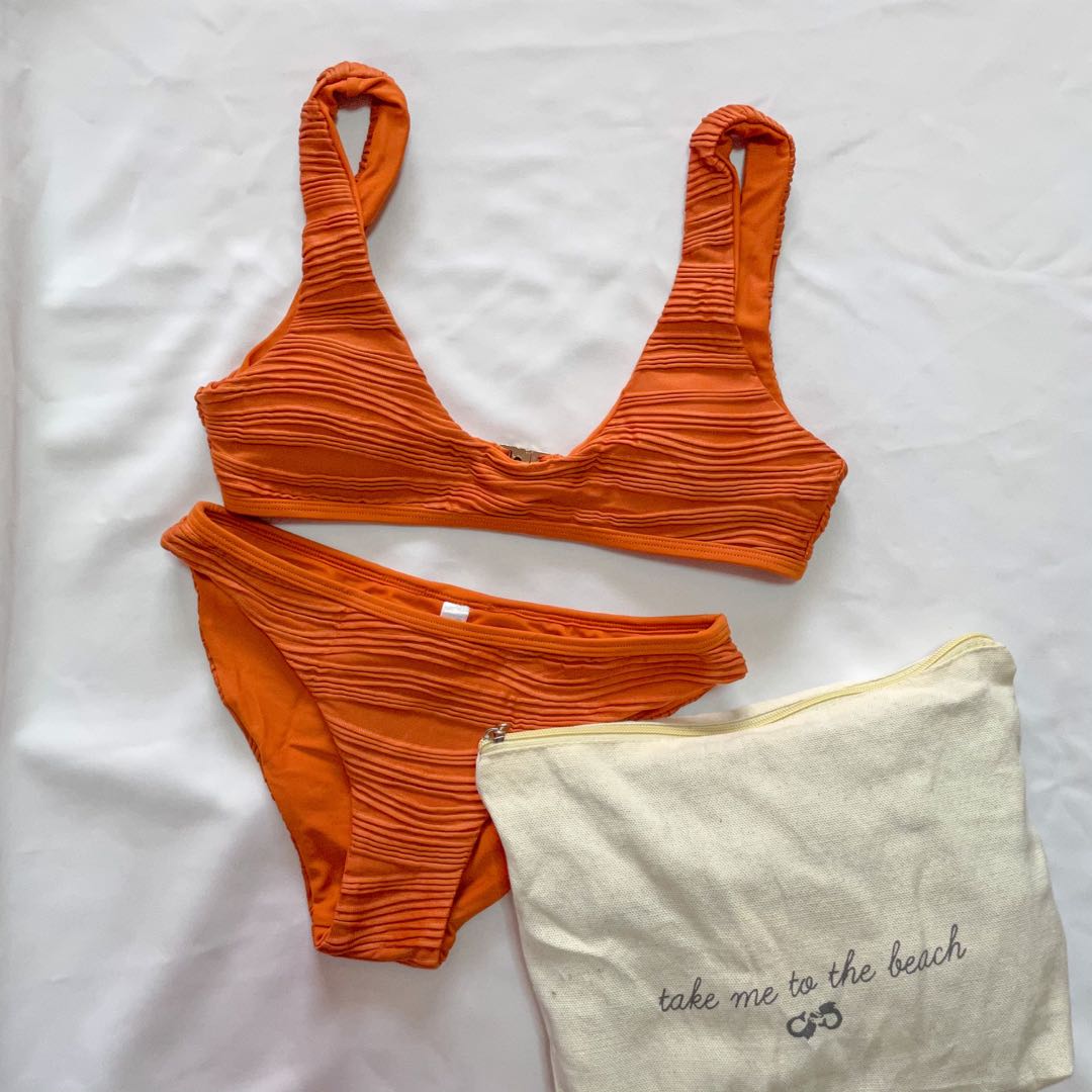 Eighth Mermaid Bree Set Bikini In Pumpkin Women S Fashion Swimwear