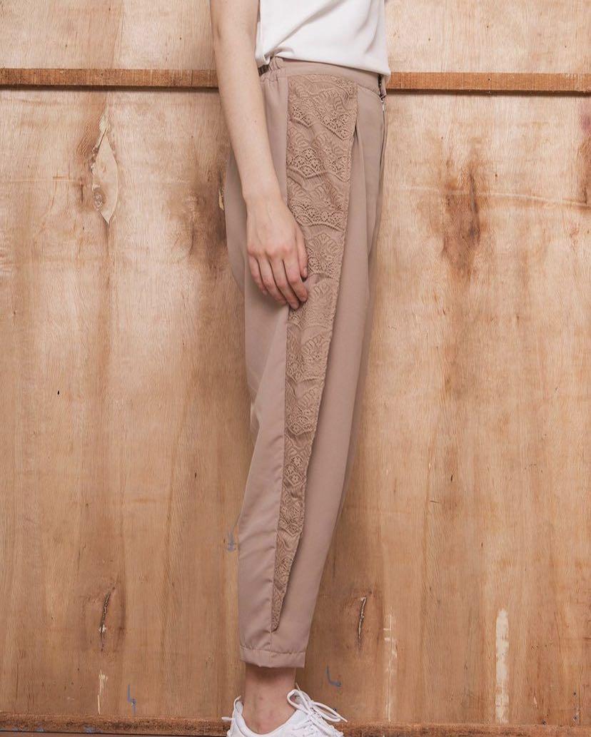 Morningsol Cairos Pants Nude Fesyen Wanita Pakaian Wanita Bawahan