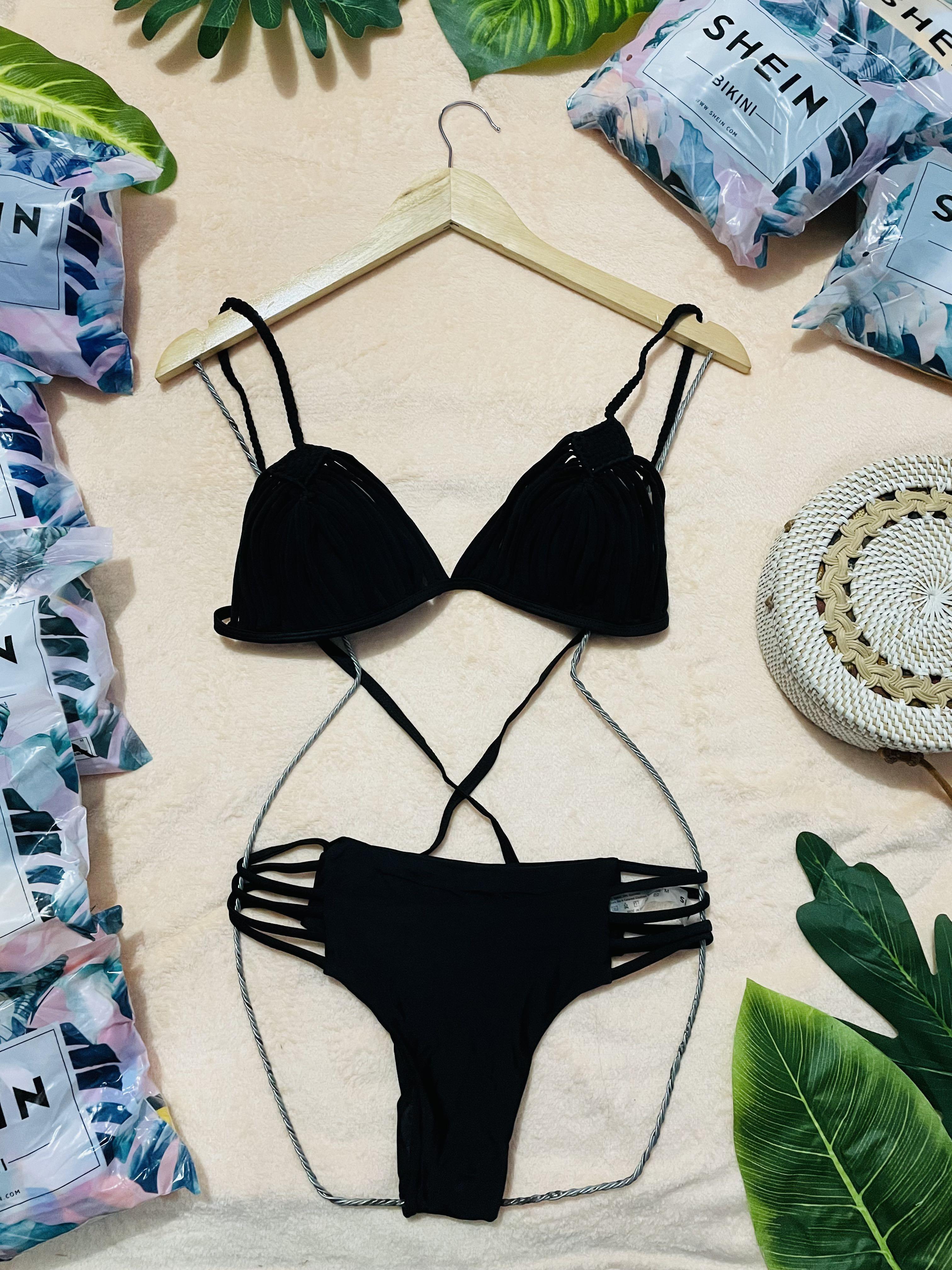 Cut Out Black Bikini Women S Fashion Swimwear Bikinis Swimsuits On