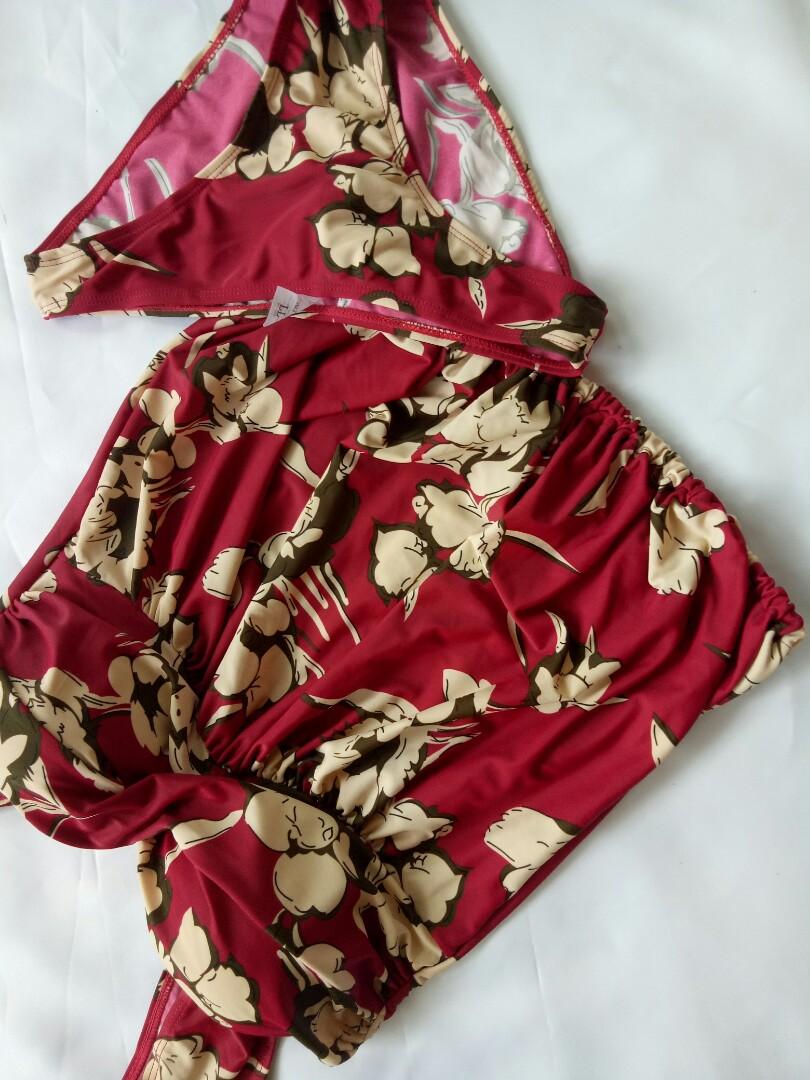 Bikini Swimwear Renang Monokini Olah Raga Baju Olahraga Di Carousell