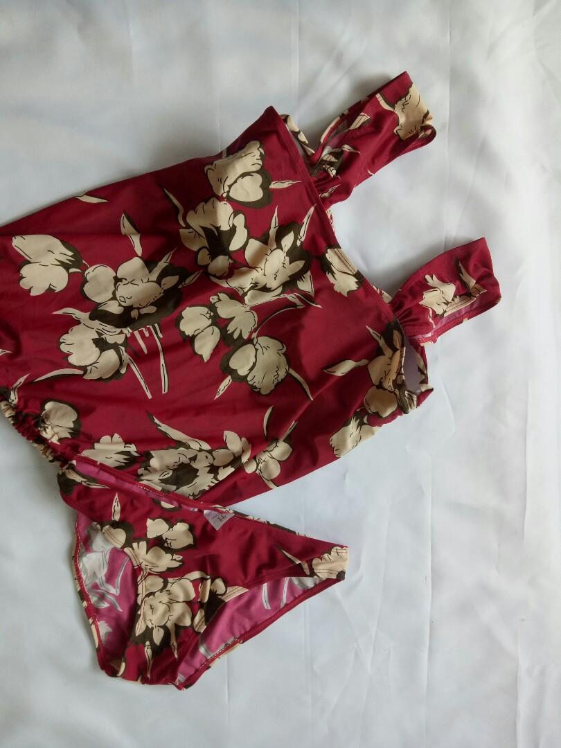 Bikini Swimwear Renang Monokini Olah Raga Baju Olahraga Di Carousell