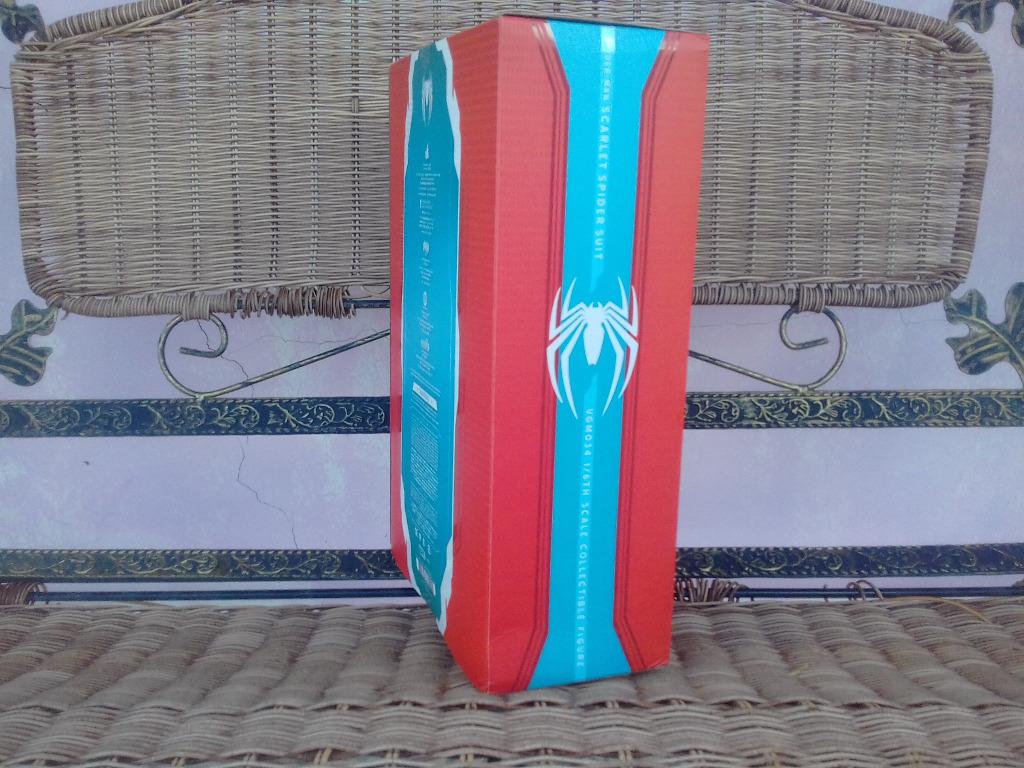 Hot Toys Scarlet Spider Suit Marvel Spider Man Ps Hobbies Toys Toys Games On Carousell