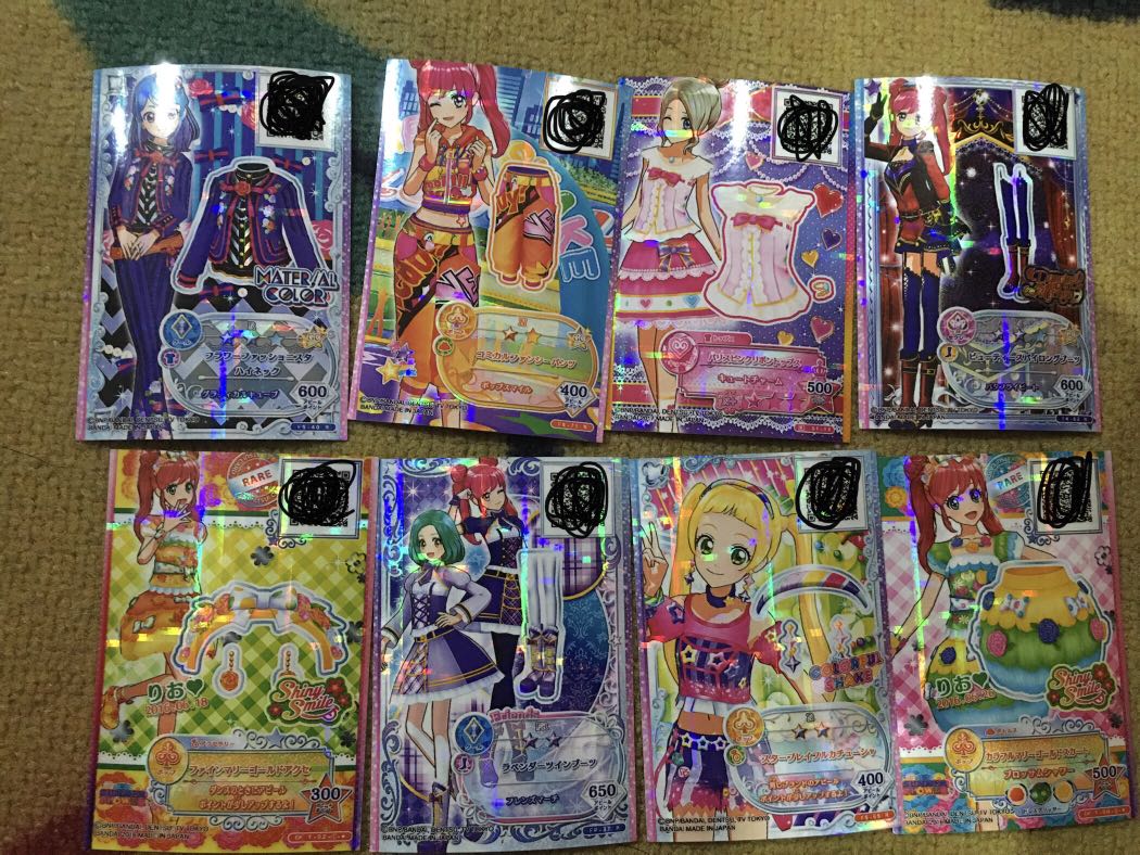 Aikatsu Cards Hobbies Toys Toys Games On Carousell